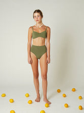 Carregar imagem no visualizador da galeria, Biquíni Búzios Verde Alcaparra UV50+ - panou.br