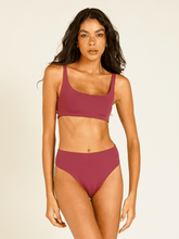Carregar imagem no visualizador da galeria, Biquíni Fiji Roxo Marsala UV 50+ - panou.br