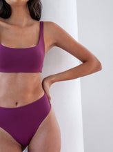 Carregar imagem no visualizador da galeria, Biquíni Fiji Roxo Marsala UV 50+ - panou.br