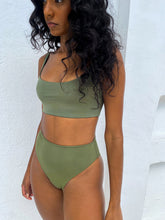 Carregar imagem no visualizador da galeria, Biquíni Fiji Verde Alcaparra UV 50+