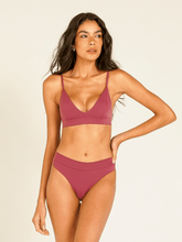 Carregar imagem no visualizador da galeria, Biquíni Galápagos Roxo Marsala UV50+ - panou.br