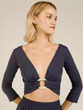 Carregar imagem no visualizador da galeria, Blusa Cachecouer Moscou UV 50+ Azul Marinho - panou.br