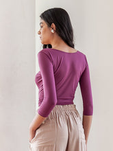 Carregar imagem no visualizador da galeria, Blusa Cachecouer Moscou UV 50+ Roxo Marsala - panou.br