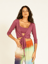 Carregar imagem no visualizador da galeria, Blusa Cachecouer Moscou UV 50+ Roxo Marsala - panou.br