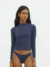 Carregar imagem no visualizador da galeria, Blusa Manga Longa Patacho UV +50 Azul Marinho - panou.br