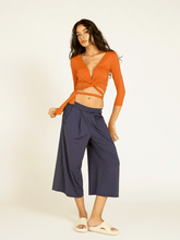 Carregar imagem no visualizador da galeria, Calça Pantacourt St Tropez Azul Marinho UV +50 - panou.br