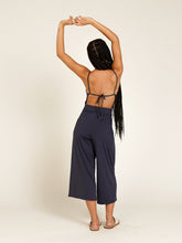 Carregar imagem no visualizador da galeria, Calça Pantacourt St Tropez Azul Marinho UV +50 - panou.br