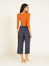 Carregar imagem no visualizador da galeria, Calça Pantacourt St Tropez Azul Marinho UV +50 - panou.br