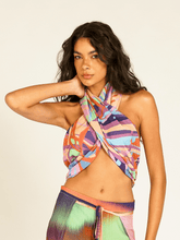 Carregar imagem no visualizador da galeria, Echarpe Aberta Jardim Surreal - panou.br