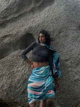 Carregar imagem no visualizador da galeria, Echarpe Aberta Netuno - panou.br