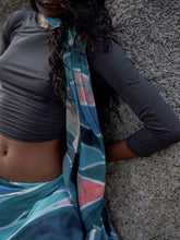 Carregar imagem no visualizador da galeria, Echarpe Aberta Netuno - panou.br