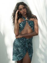 Carregar imagem no visualizador da galeria, Echarpe Aberta Oceano Vivo - panou.br