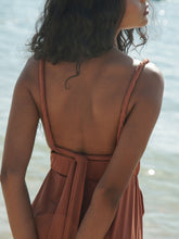 Carregar imagem no visualizador da galeria, Macacão Marrakesh Marrom Camelo UV +50 - panou.br