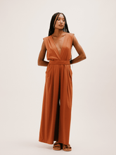 Carregar imagem no visualizador da galeria, Macacão Marrakesh Marrom Camelo UV +50 - panou.br