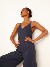 Carregar imagem no visualizador da galeria, Macacão Moreré Azul Marinho UV 50+ - panou.br