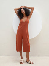 Carregar imagem no visualizador da galeria, Macacão Moreré Marrom Camelo UV 50+ - panou.br