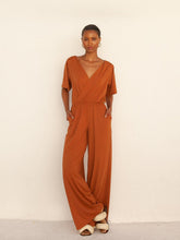 Carregar imagem no visualizador da galeria, Macacão Phuket Marrom Camelo UV +50 - panou.br