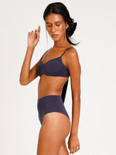 Carregar imagem no visualizador da galeria, Parte de Baixo Biquíni Búzios Azul Marinho UV 50+ - panou.br