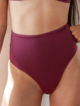 Carregar imagem no visualizador da galeria, Parte de Baixo Biquíni Búzios Roxo Marsala UV50+ - panou.br