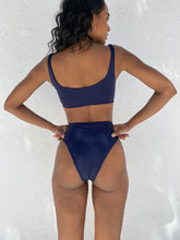 Carregar imagem no visualizador da galeria, Parte de Baixo Biquini Fiji Azul Marinho UV50+ - panou.br