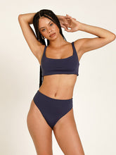 Carregar imagem no visualizador da galeria, Parte de Baixo Biquíni Fiji Azul Marinho UV50+ - panou.br