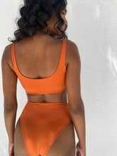 Carregar imagem no visualizador da galeria, Parte de Baixo Biquíni Fiji Laranja Ocre UV50+