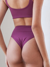 Carregar imagem no visualizador da galeria, Parte de Baixo Biquíni Fiji Roxo Marsala UV50+ - panou.br