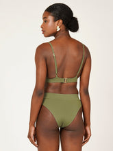 Carregar imagem no visualizador da galeria, Parte de Baixo Biquíni Galápagos Verde Alcaparra UV 50+ - panou.br