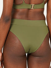 Carregar imagem no visualizador da galeria, Parte de Baixo Biquíni Galápagos Verde Alcaparra UV 50+