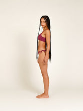 Carregar imagem no visualizador da galeria, Parte de Baixo Biquíni Menorca Roxo Marsala UV 50+ - panou.br