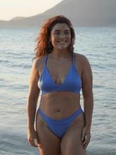 Carregar imagem no visualizador da galeria, Parte de Baixo Biquíni Santorini Azul Cobalto UV 50+ - panou.br