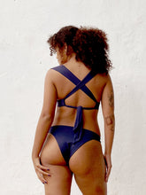 Carregar imagem no visualizador da galeria, Parte de Baixo Biquíni Santorini Azul Marinho UV 50+ - panou.br