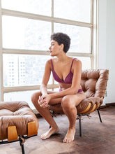 Carregar imagem no visualizador da galeria, Parte de Baixo Biquíni Santorini Roxo Marsala UV 50+ - panou.br