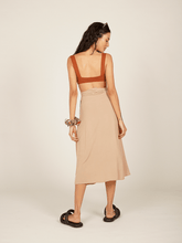 Carregar imagem no visualizador da galeria, Saia Anguilla Caqui - panou.br