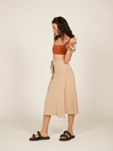 Carregar imagem no visualizador da galeria, Saia Anguilla Caqui - panou.br