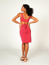 Carregar imagem no visualizador da galeria, Saia Pareô Bodrum Rosa Cereja UV 50+