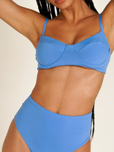 Carregar imagem no visualizador da galeria, Top Biquíni Búzios Azul Cobalto UV 50+ - panou.br