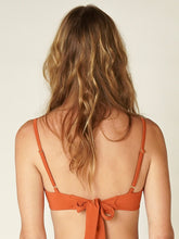 Carregar imagem no visualizador da galeria, Top Biquíni Búzios Laranja Ocre UV 50+