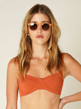 Carregar imagem no visualizador da galeria, Top Biquíni Búzios Laranja Ocre UV 50+