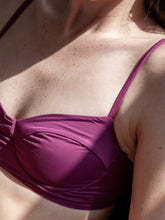 Carregar imagem no visualizador da galeria, Top Biquíni Búzios Roxo Marsala UV50+ - panou.br