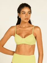 Carregar imagem no visualizador da galeria, Top Biquíni Búzios Verde Oliva UV50+ - panou.br