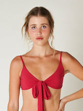 Carregar imagem no visualizador da galeria, Top Biquíni Canárias Rosa Cereja UV 50+