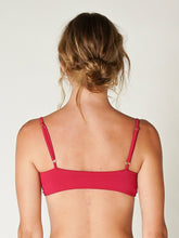 Carregar imagem no visualizador da galeria, Top Biquíni Canárias Rosa Cereja UV 50+