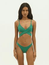Carregar imagem no visualizador da galeria, Top Biquíni Canárias Verde Bandeira UV50+ - panou.br