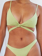 Carregar imagem no visualizador da galeria, Top Biquíni Canárias Verde Oliva UV50+ - panou.br