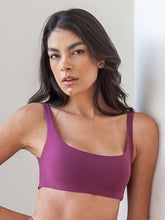 Carregar imagem no visualizador da galeria, Top Biquíni Fiji Roxo Marsala UV 50+ - panou.br