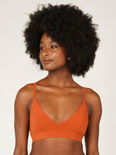 Carregar imagem no visualizador da galeria, Top Biquíni Galápagos Laranja Ocre UV 50+