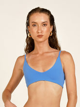 Carregar imagem no visualizador da galeria, Top Biquíni Menorca Azul Cobalto 50+ UV - panou.br