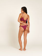 Carregar imagem no visualizador da galeria, Top Biquíni Menorca Roxo Marsala 50+ UV - panou.br