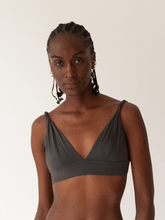 Carregar imagem no visualizador da galeria, Top Biquíni Santorini Cinza Chumbo UV50+ - panou.br